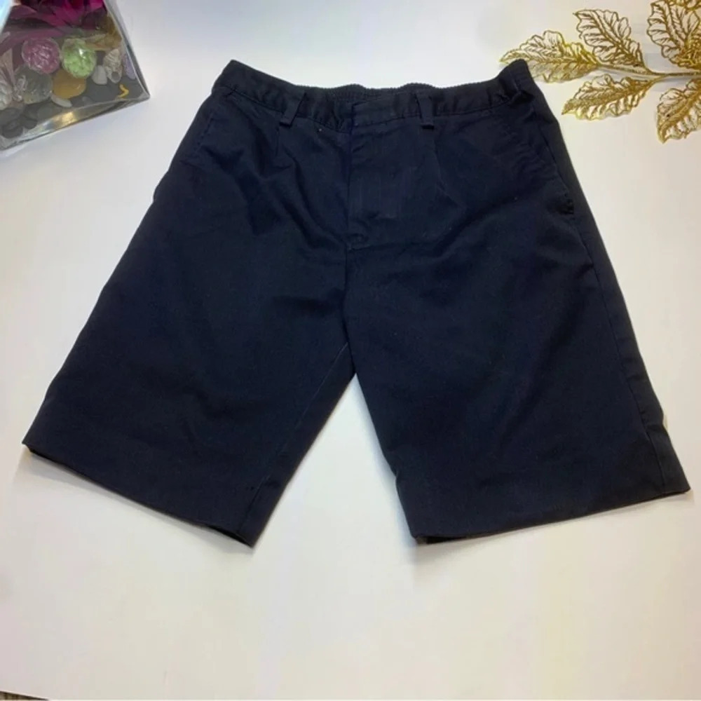 Boys Charcoal Regular Fit Slim Leg School Shorts